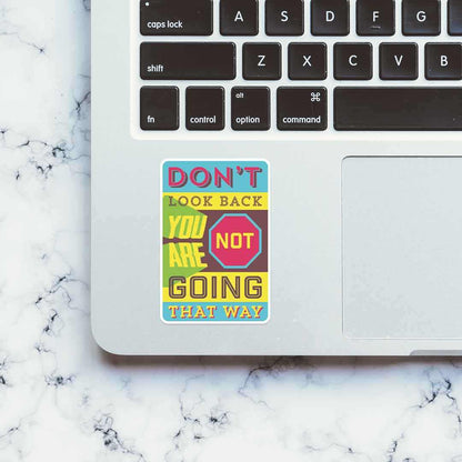 Don't Look Back Sticker | STICK IT UP