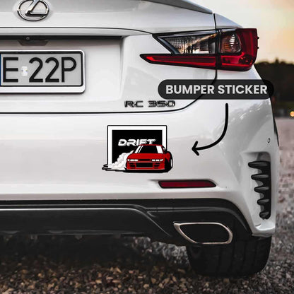 Drift Bumper Sticker | STICK IT UP