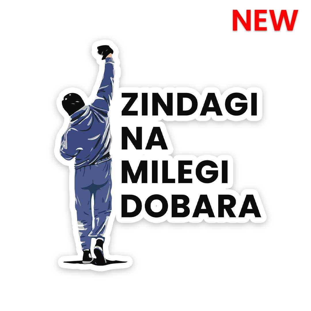 Zindagi Na Milegi Dobara Sticker | STICK IT UP